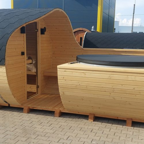 „GÖTEBORG” wellness; szauna + dézsa kombó