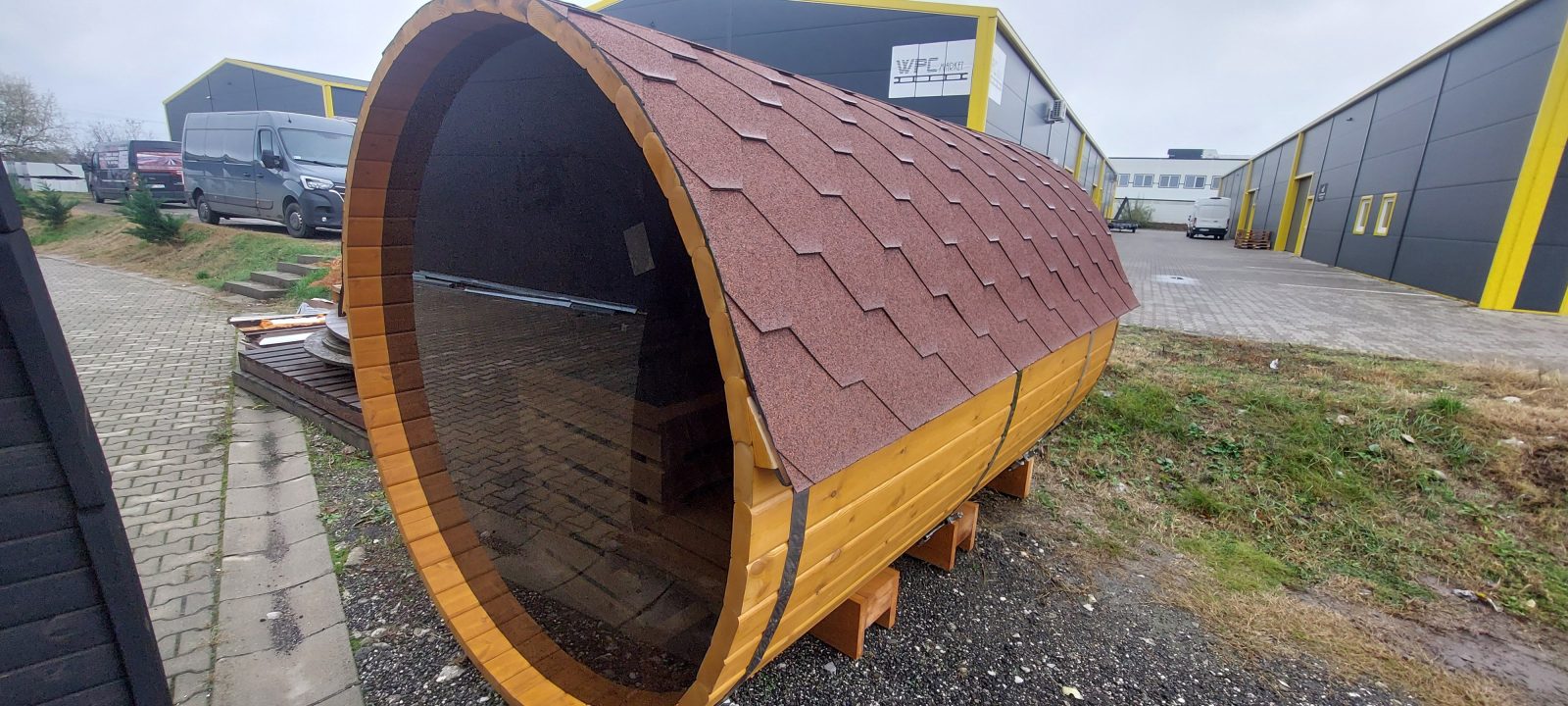 LAHTI hordószauna 2 x 3m